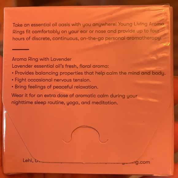 NEW sealed box of 8 aroma rings and bonus reflexology ring - Picture 3 of 4